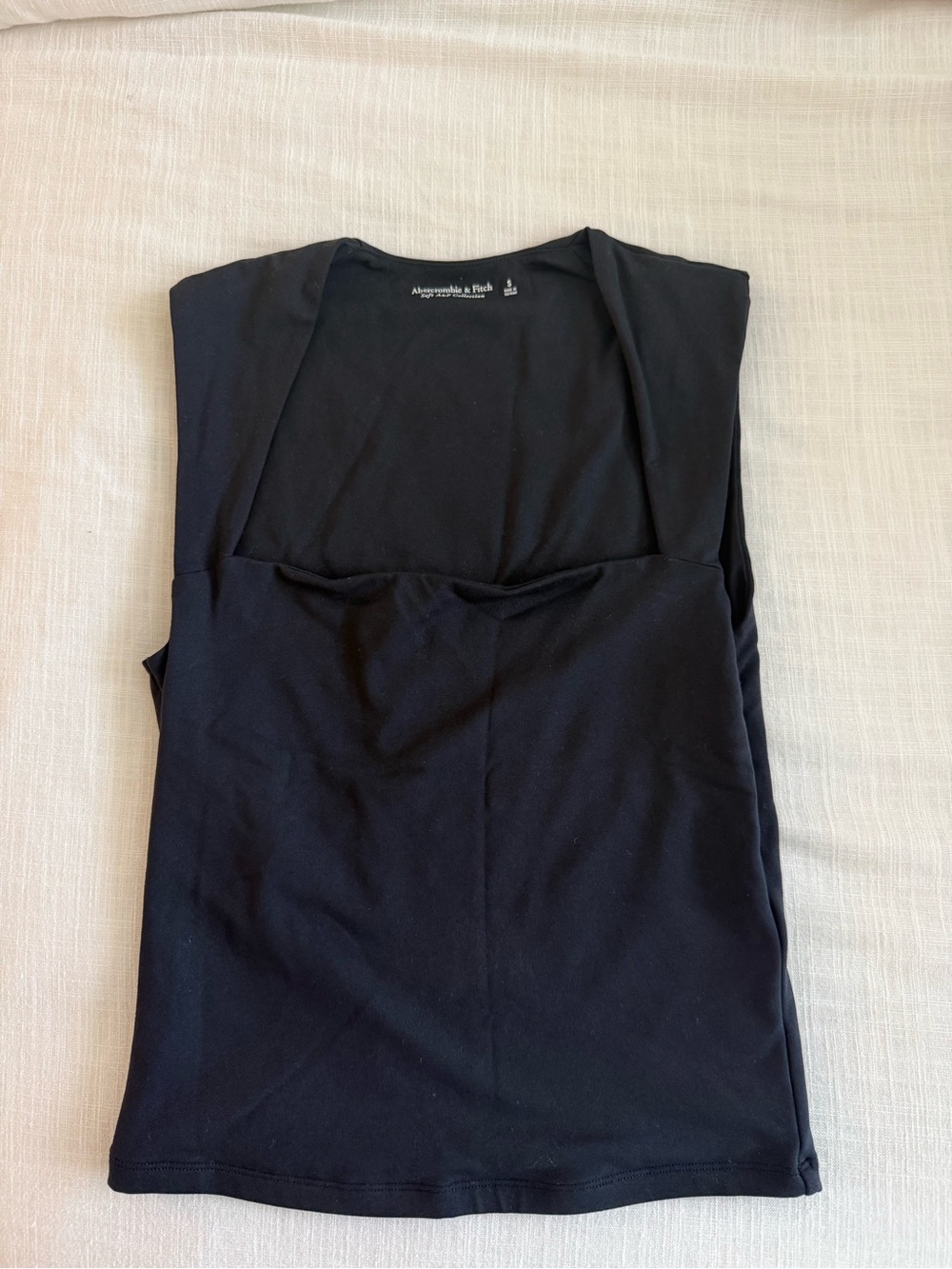 Women's Black Square-Neck Tank Top - Picture 2 of 5